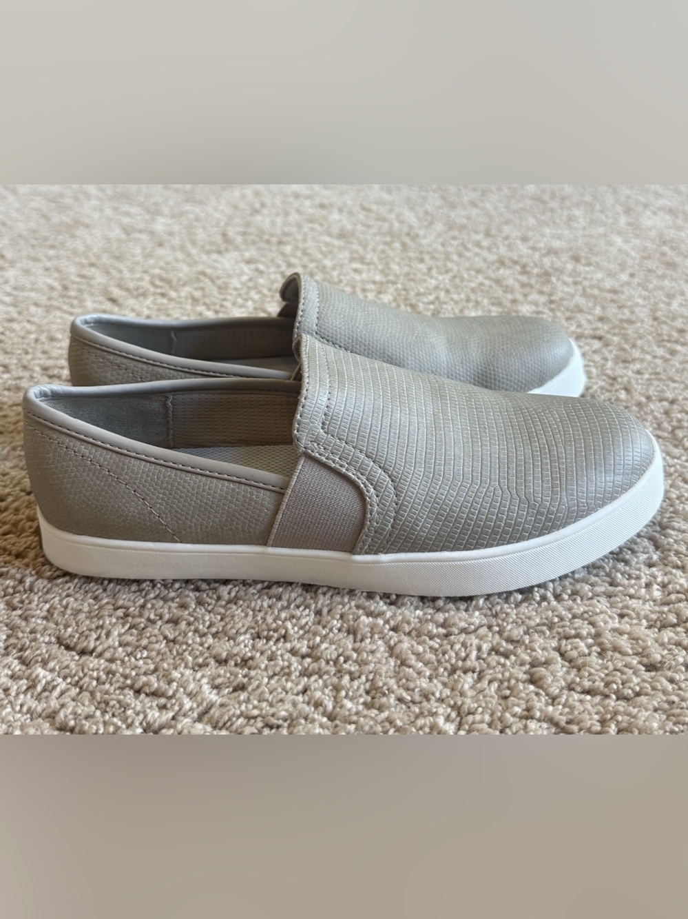 Dr. Scholl's Luna Textured Slip-On Sneakers Gray US 6